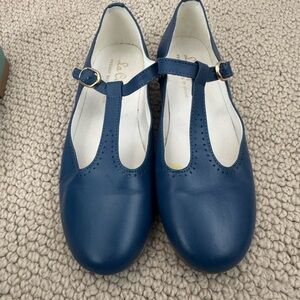 La Coqueta blue Kids Dress Shoes